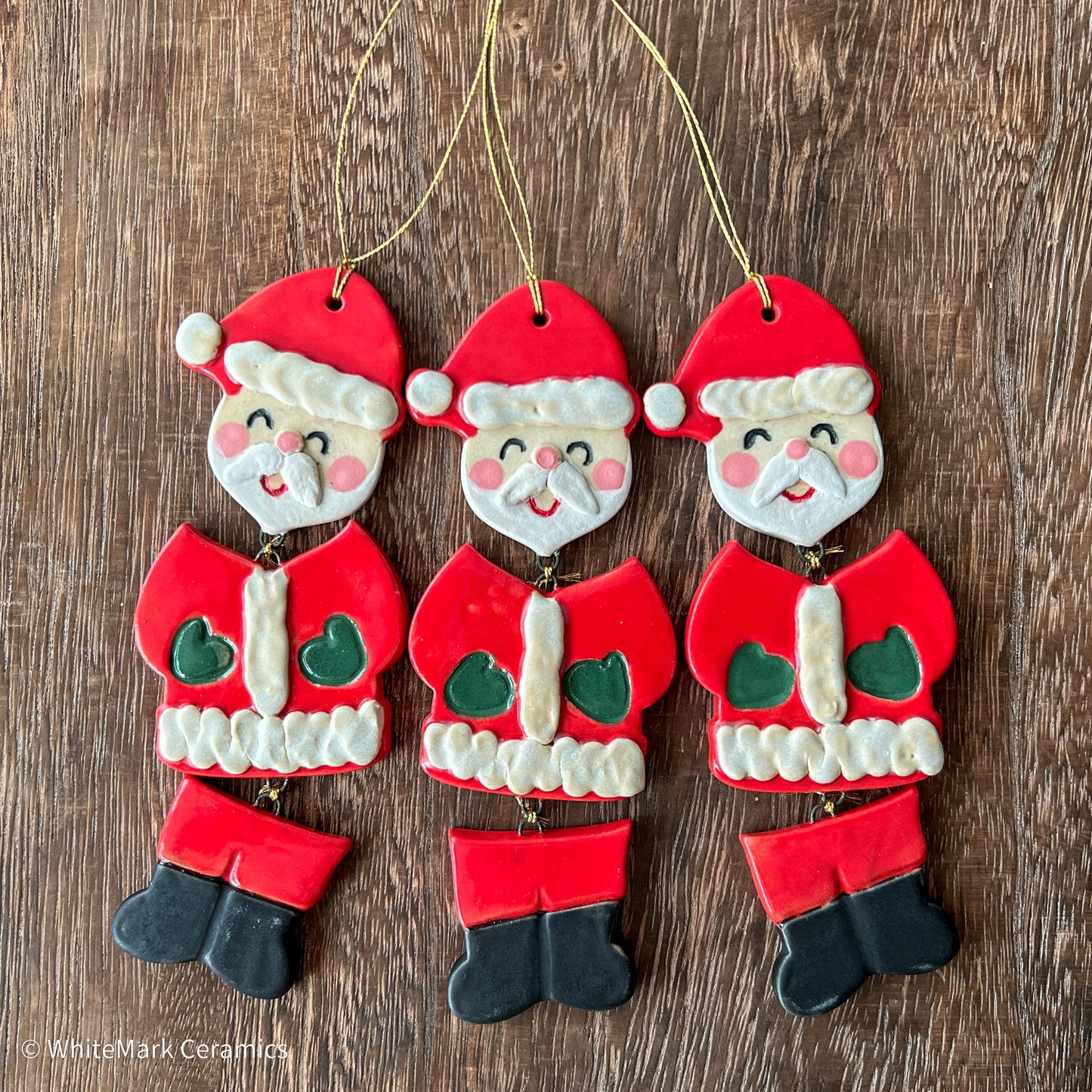 Santa Ornaments